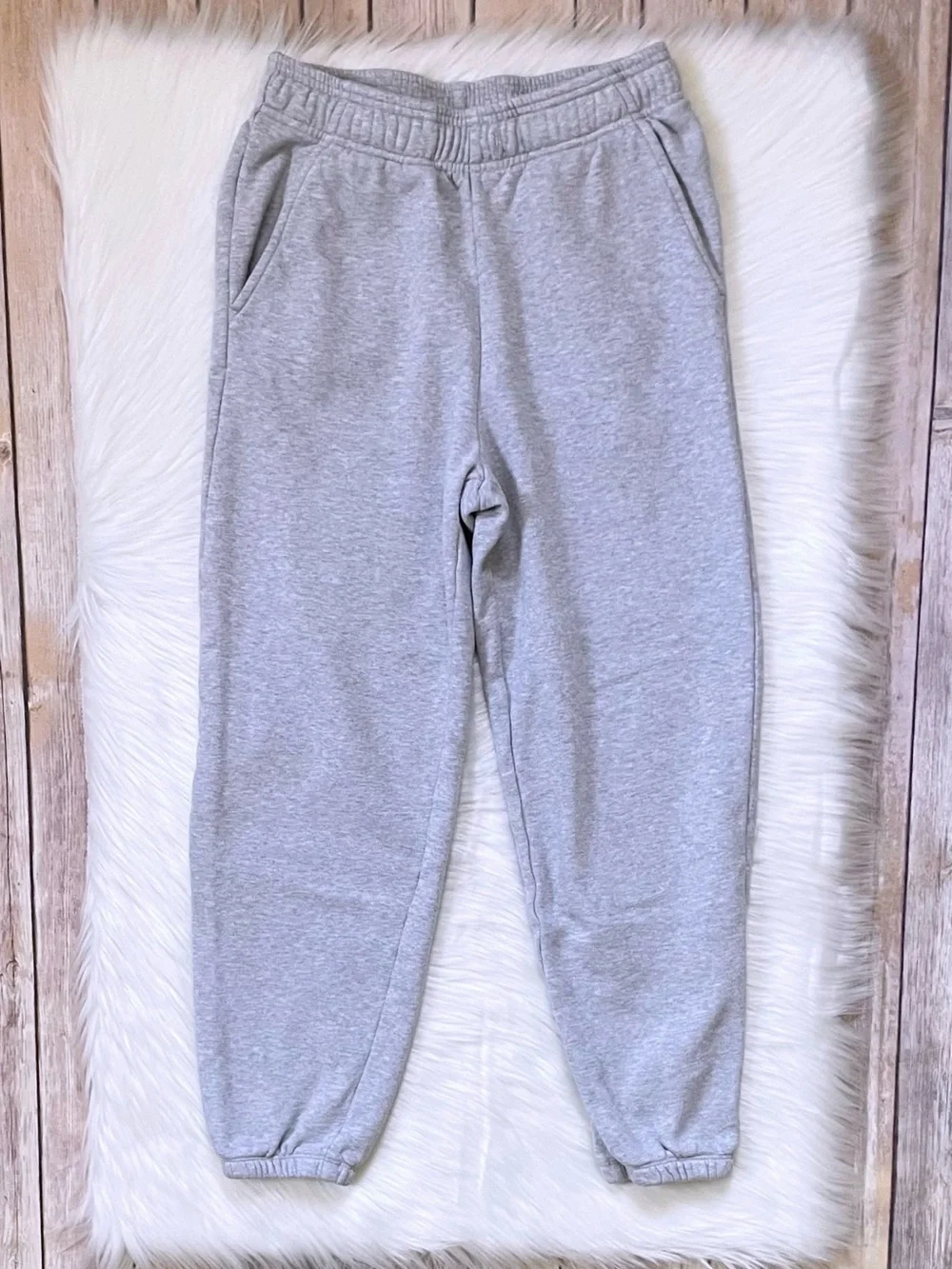 Gap Kids Vintage Soft Heather Grey Sweatshirt And Joggers Set